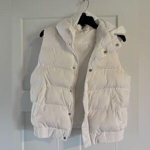 Fabletics Ivory Puffer Vest